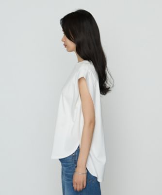 コットン強撚ポンチ　ショルダータックＴシャツ（０１０１ＥＫ０４）