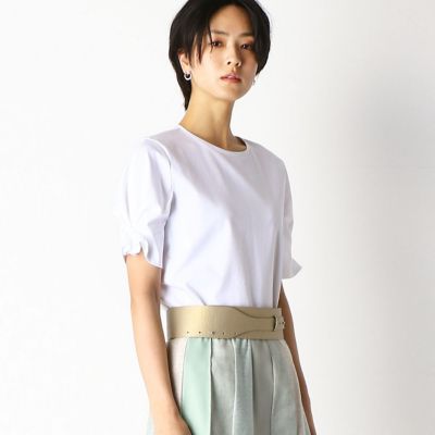 ＜COMME CA (Women)＞デザインタックスリーブ　Ｔシャツ（０１０１ＥＴ０５）