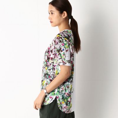 ボタニカル柄　Ｔシャツ（０１０１ＥＷ０５）