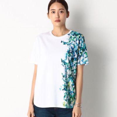 ボタニカル柄　Ｔシャツ（０１０１ＥＷ０５）