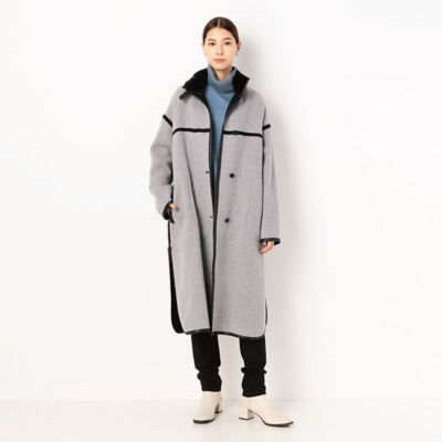 【ウォッシャブル】ウールミルドスムース　ニット切替プルオーバー（０１０１ＥＷ１７）