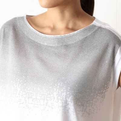 メタリックビーズ　Ｔシャツ（０１０２ＥＷ０４）