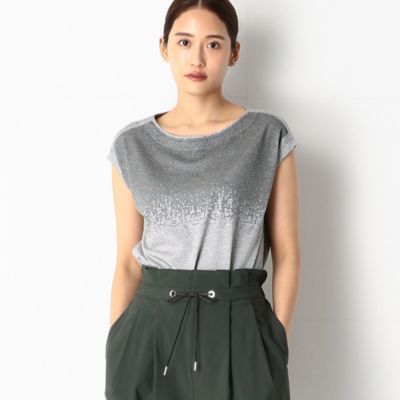 メタリックビーズ　Ｔシャツ（０１０２ＥＷ０４）