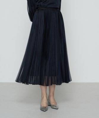 マットカルゼオーガンジー プリーツスカート（0102FO01