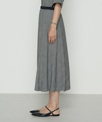 シアーグレンチェック バルーンスカート（0103FM01） | COMME