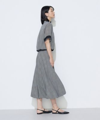 シアーグレンチェック バルーンスカート（0103FM01） | COMME