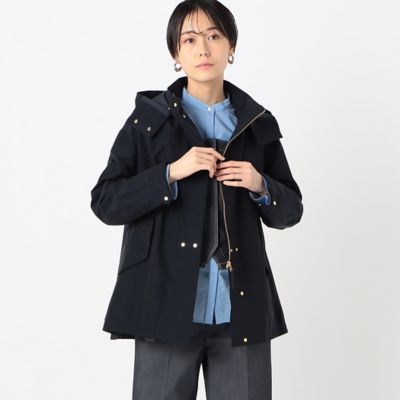 コットンナイロングログラン撥水加工 アノラックブルゾン