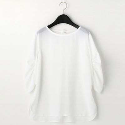 ＜COMME CA (Women)＞シフォンストレッチヴィンテージ　　ブラウス（０１０４ＨＹ０９）