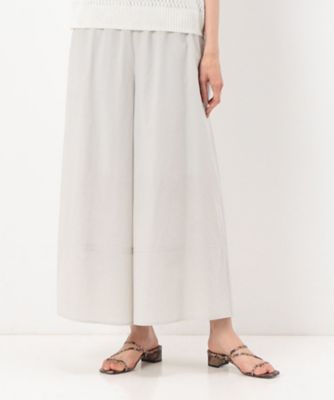 ＜COMME CA (Women)＞コットンタイプライター　ギャザーワイドパンツ（０１０５ＰＣ０９）