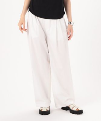 ＜COMME CA (Women)＞コットンタイプライター　タックワイドパンツ（０１０５ＰＧ０６）