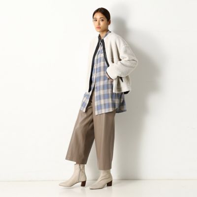 【ウォッシャブル】フェイクレザー　キュロットパンツ（０１０５ＰＷ０６）