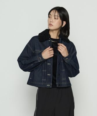 COMME des GARÇONS ファー付きデニムジャケット M COMME des GARÇONS ファー付きデニムジャケット M COMME des GARÇONS