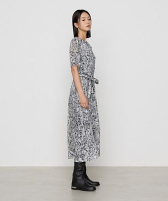 ＜COMME CA (Women)＞カットジャカードアートプリント　ドレス（０１０８ＯＩ０１）