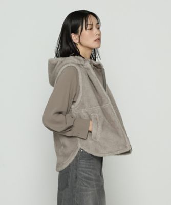 フェイクファー リバーシブルジレ（0109VM07） | COMME CA