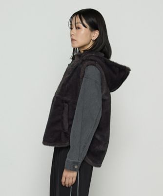 フェイクファー リバーシブルジレ（0109VM07） | COMME CA