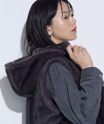 フェイクファー リバーシブルジレ（0109VM07） | COMME CA