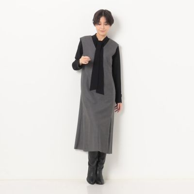 ＜COMME CA (Women)＞【セットアップ対応】２ＷＡＹストレッチフラノ　ジャンパースカート（０１１０ＯＥ０２）