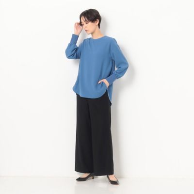 【セットアップ対応】２ＷＡＹストレッチフラノ　ストレートワイドパンツ（０１１０ＰＥ０５）