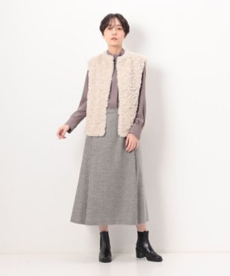 フェイクファー ジレ（0111VE05） | COMME CA (Women