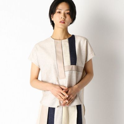 ＜COMME CA (Women)＞リネン　フレンチスリーブ　プルオーバー（０１１２ＥＴ０３）