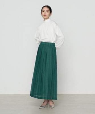 PLACE GREEN プリーツスカート 黒白 プリーツミニスカート | ファッション通販サイト NUGU