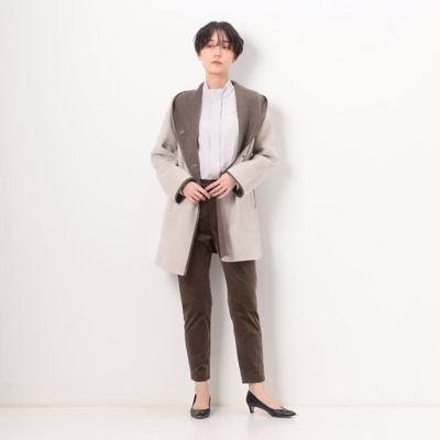 リバーシブル】ロイヤルジーロンビーバーダブルフェイス コート