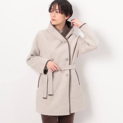 ＊FERRAGAMO＊リバーシブルコート リバーシブル】ロイヤルジーロンビーバーダブルフェイス コート