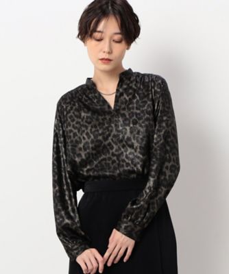MAME KUROGOUCHI マメクロゴウチ　ブラウス Mame Kurogouchi マメクロゴウチ Crane Pattern Jacquard Shirt