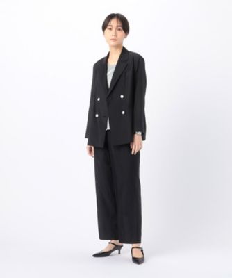 セットアップ対応】シャンブレータフタ ダブルブレスト