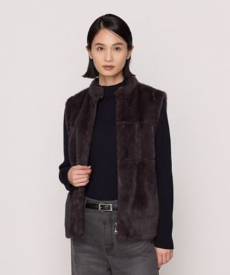 フェイクファー　ジレ（０１１３ＶＩ０５）