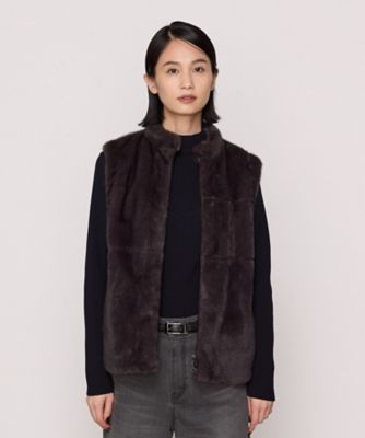 フェイクファー　ジレ（０１１３ＶＩ０５）