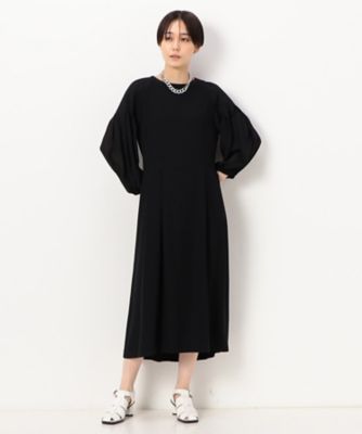 ＜COMME CA (Women)＞バックサテン梨地ストレッチ　ドレス（０１１４ＯＣ０２）