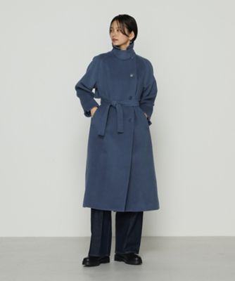 アンゴラウール ロングトレンチコート（0115WM05） | COMME CA