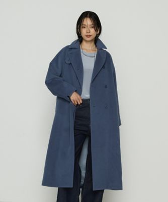 アンゴラウール ロングトレンチコート（0115WM05） | COMME CA