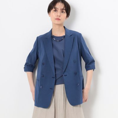 セットアップ対応】リネントリアセテートストレッチ ダブル