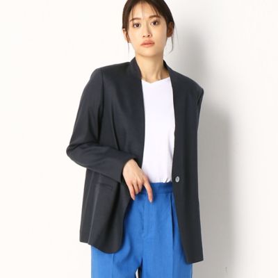 【セットアップ対応】麻ストレッチ　ジャケット（０１１８ＪＹ０３）