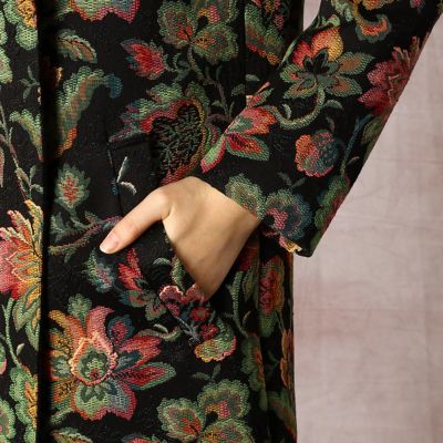 【極美品】I'M Isola Marras  花柄　ゴブラン　コート