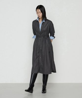 ストレッチウールサキソニー ドレス（0119OM01） | COMME CA