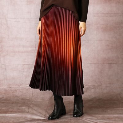 グラデーションプリントアコーディオンプリーツスカート ０１２０ｆｎ０９ 三越伊勢丹オンラインストア 公式