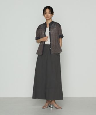 リネンコードレース シャツブラウス（0121HK26） | COMME CA