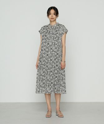 ＜COMME CA (Women)＞キュプラコットンフラワープリント　ドレス（０１２２ＯＫ０５）