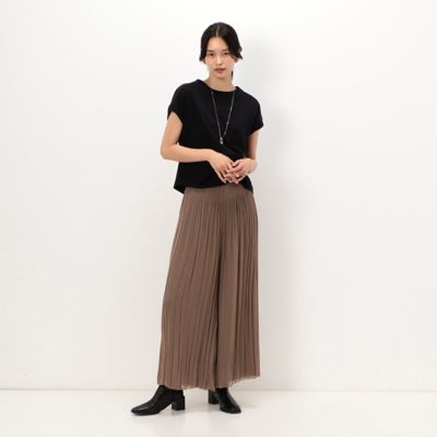 セットアップ対応/リバーシブル】スプリットジョーゼット シフォンパンツ セットアップ対応/リバーシブル】スプリットジョーゼット