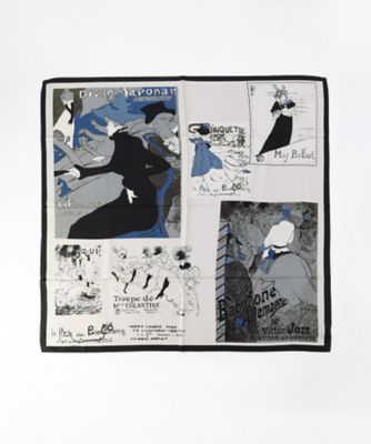 ＜COMME CA (Women)＞絵画調シルクプリント　スカーフ（０１３３ＮＭ０１）