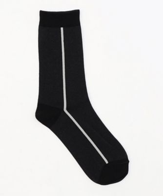 ＜COMME CA (Women)＞ラメ・ラインソックス（０１３５ＸＣ０２）