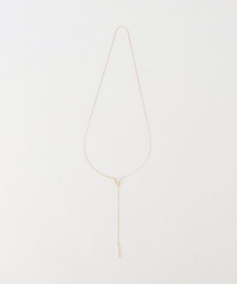 ＜COMME CA (Women)＞スクエアパーツスライド　ネックレス（０１３６ＡＯ０６）