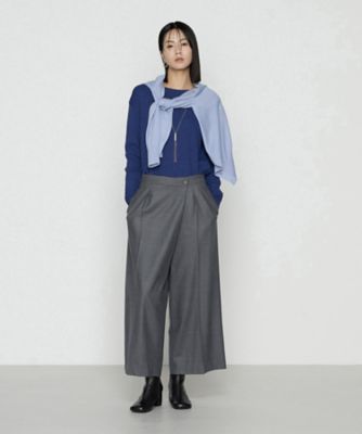 シルクコットン ベーシックニットプルオーバー