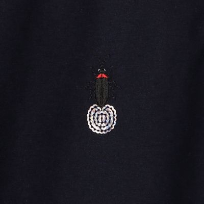 リネン混ジャージー　蛍・刺繍タンクトップ（０１９６ＥＹ１２）