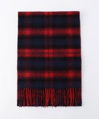 COMME des GARÇONS カシミヤマフラー マフラー　レッド COMME des GARÇONS カシミヤマフラー マフラー レッド レッドカシミア