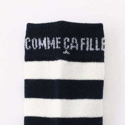 Comme Ca Fille コムサ フィユ カラフルボーダー ソックス タイムセール