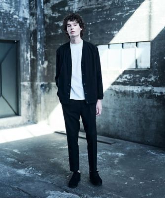 COMME CA MEN BLACK】4WAYテック カーディガン